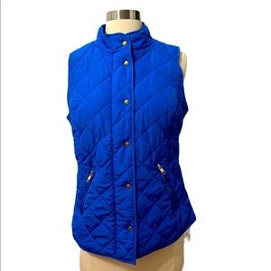 Crown & Ivy Royal Blue Vest Size Small